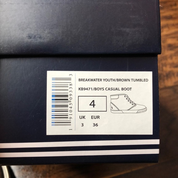 Nautica Boys brown faux leather boots - Picture 2 of 8